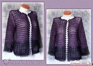 成人钩针短开衫图解视频,轻松掌握编织技巧