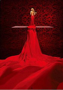 成人礼红裙子视频素材,青春绽放的美丽瞬间